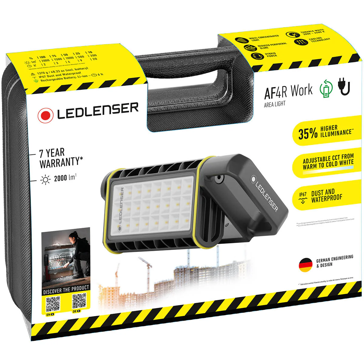 AF4R WORK Rechargeable Area Flood Light, 2000 Lumens - Image 10
