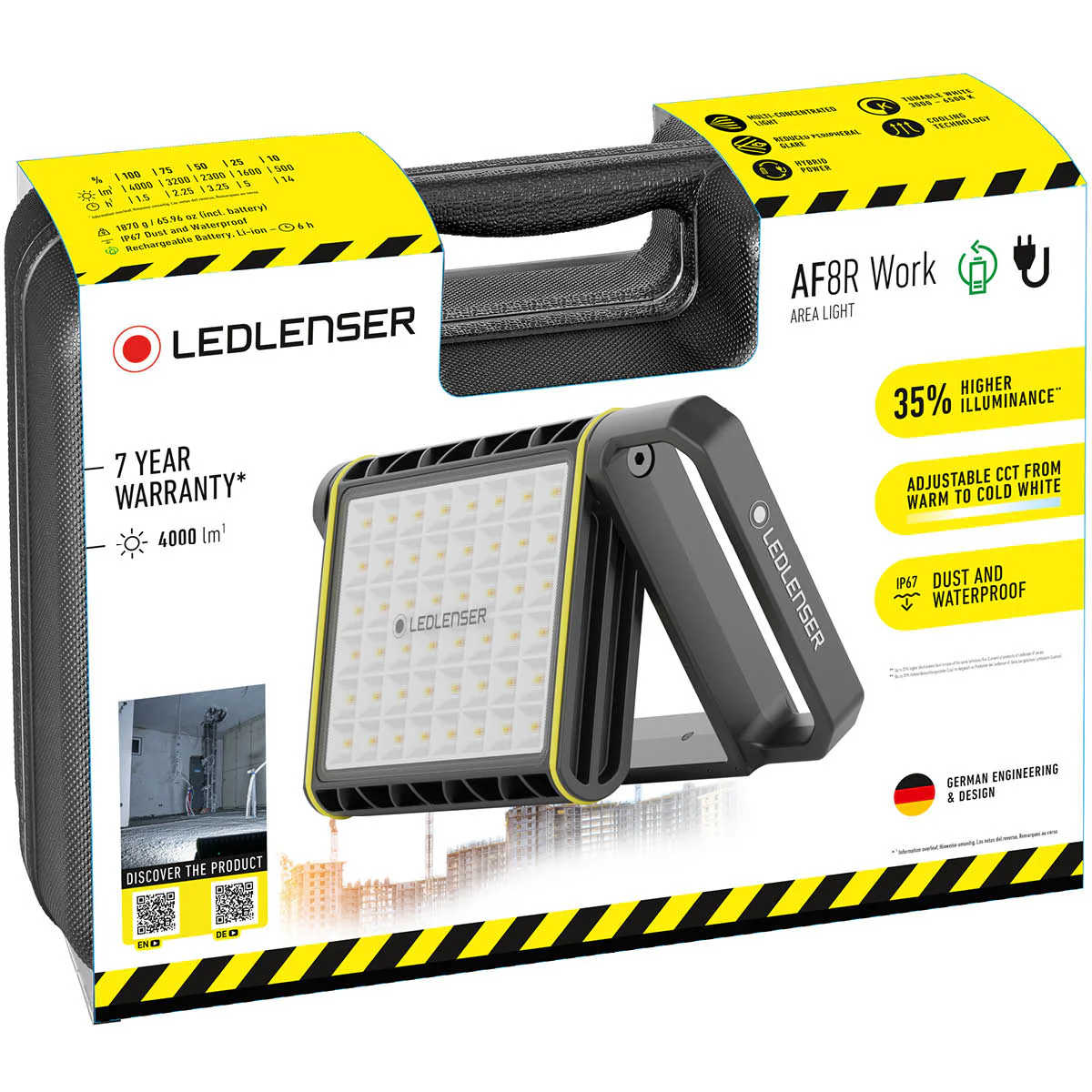 AF8R WORK Rechargeable Area Flood Light, 4000 Lumens - Image 9