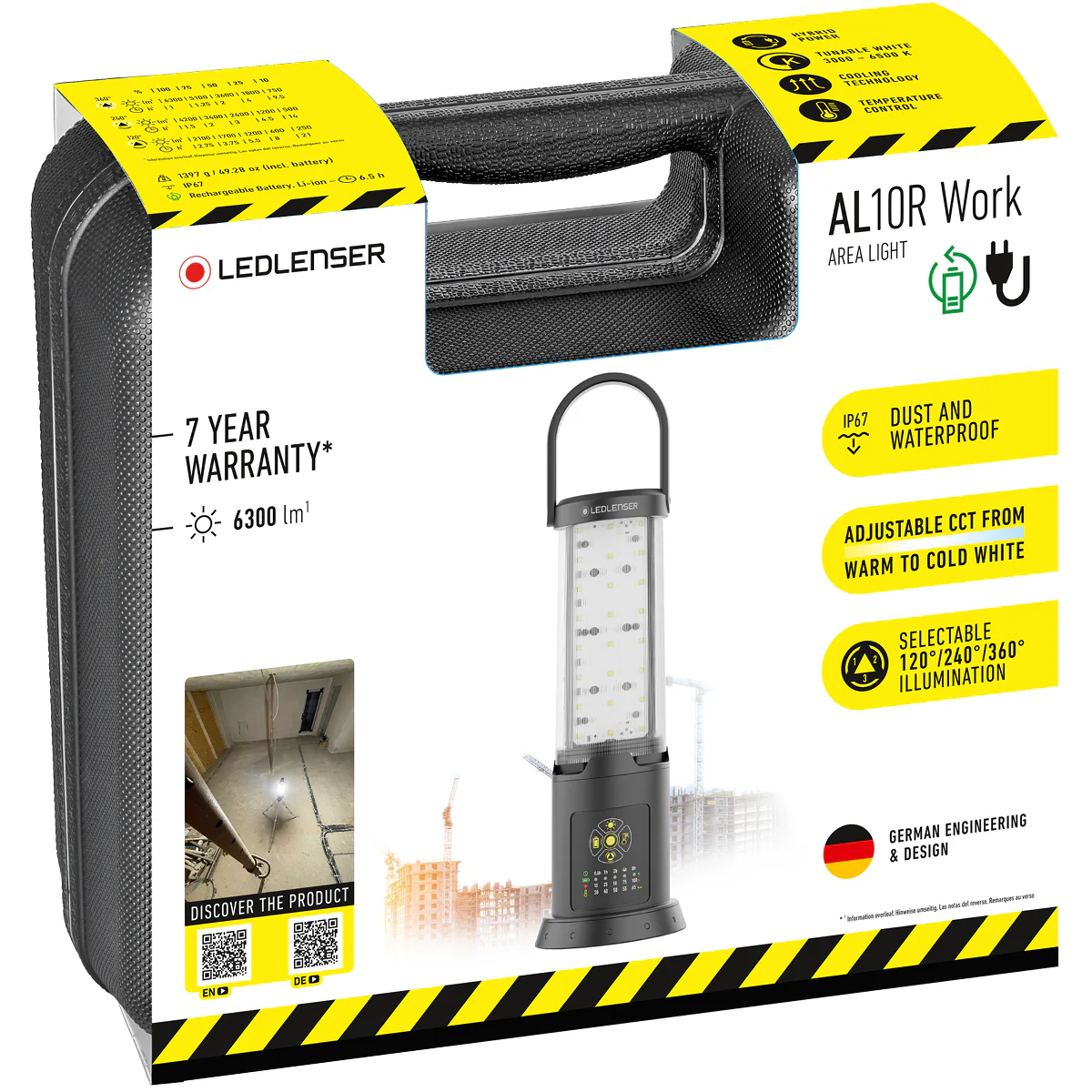 AL10R WORK Rechargeable Lantern, 6300 Lumens - Image 8