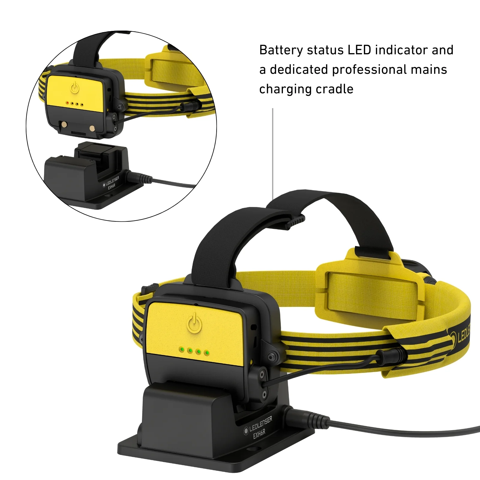 ATEX EXH6R Rechargeable Head Torch Zone 0/21 - Image 6