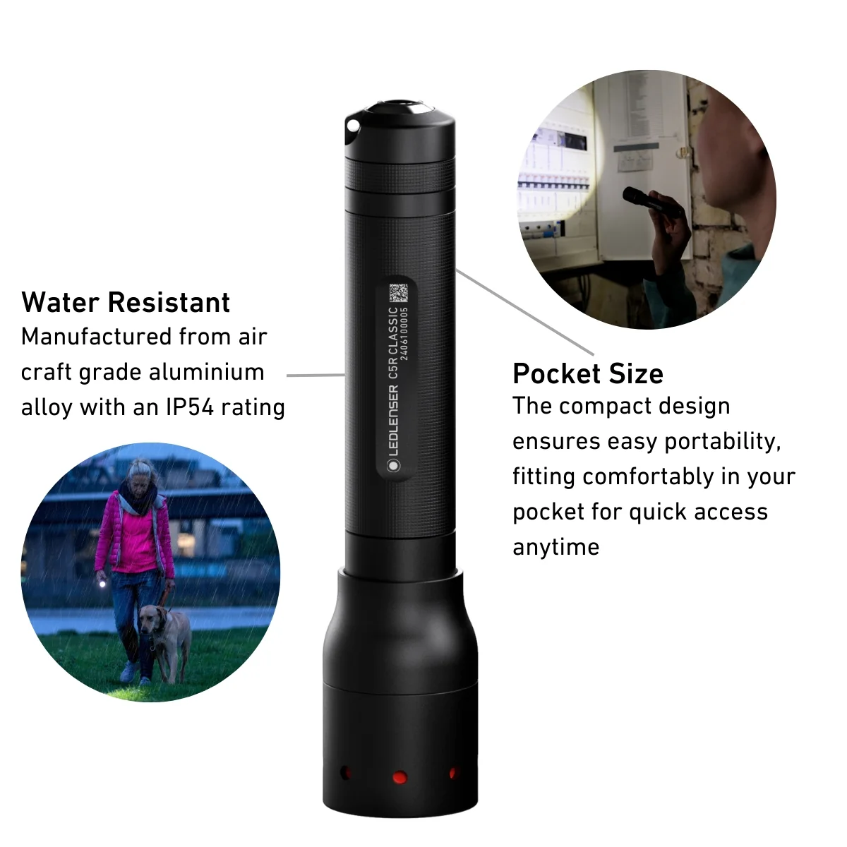 C5R Classic Rechargeable Torch 2024, 420 Lumens - Image 4