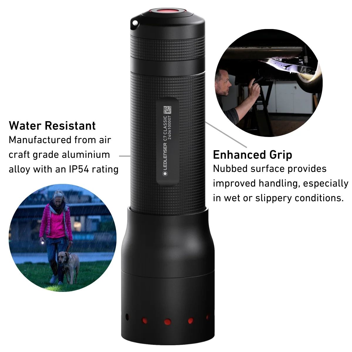 C7 Classic Battery Powered Torch 2024, 450 Lumens - Image 4