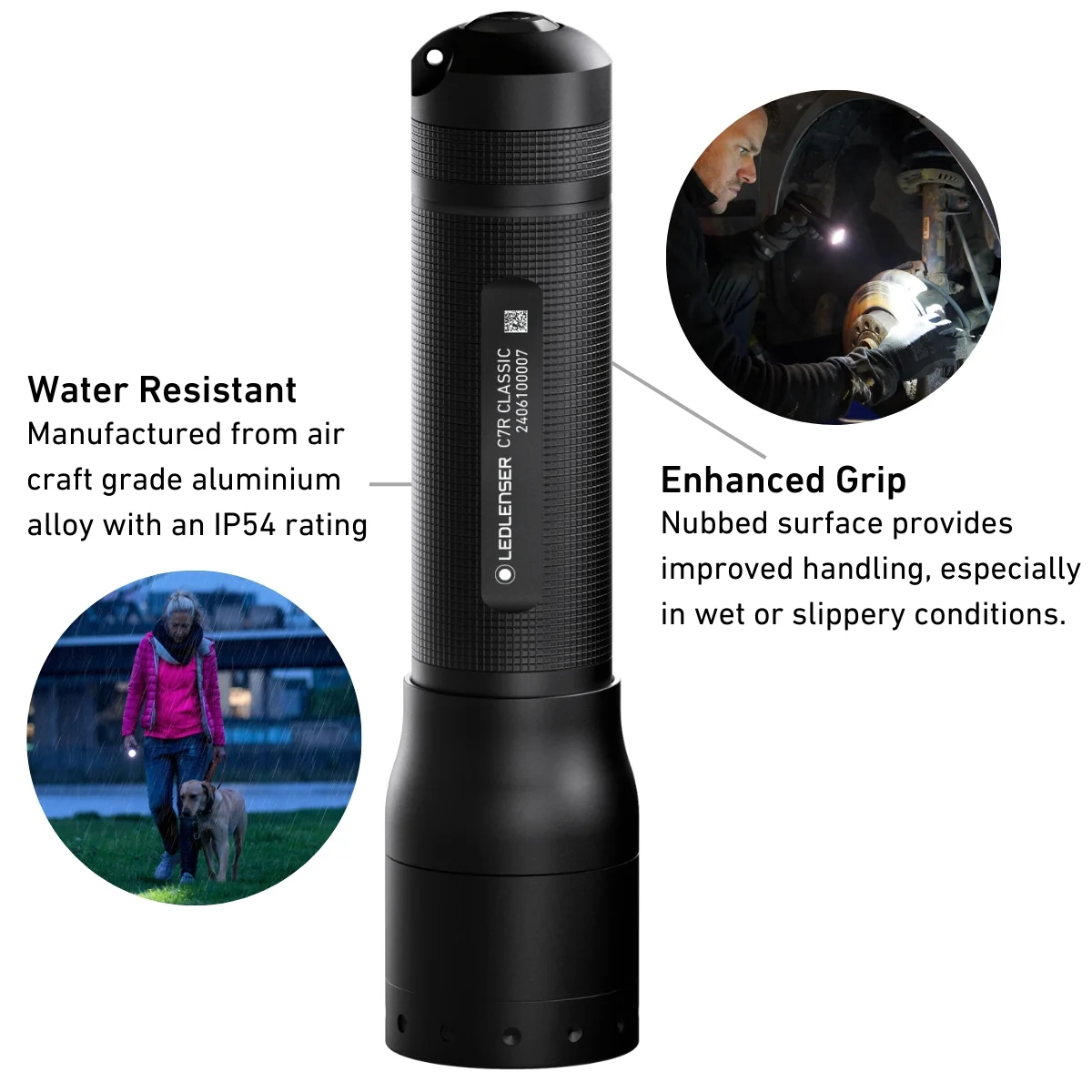 C7R Classic Rechargeable Torch, 1000 Lumens - Image 5