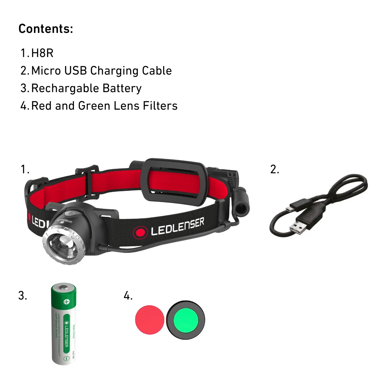 H8R Rechargeable Lightweight Head Torch, 600 Lumens - Image 9