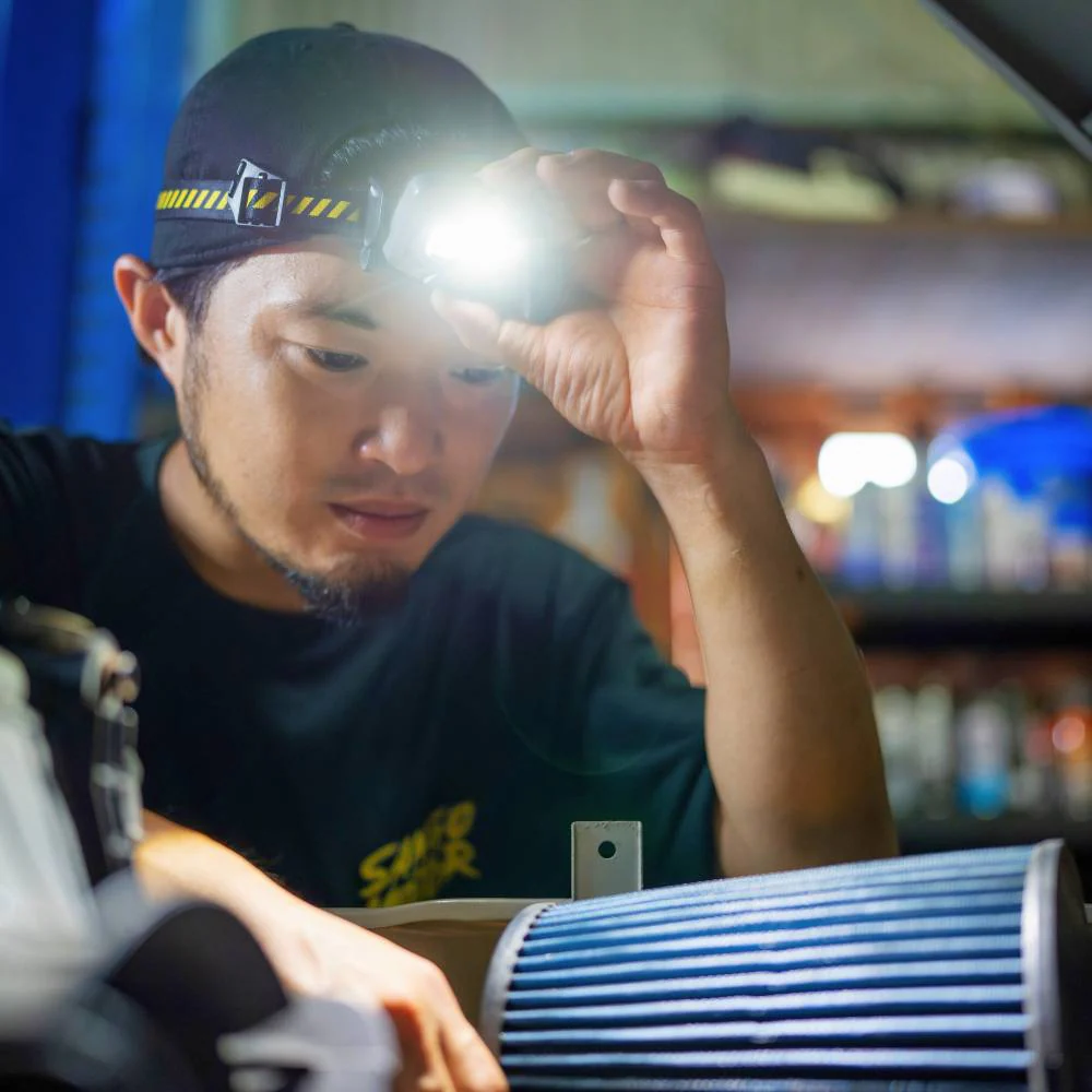 HF6R WORK Rechargeable Head Torch, 800 Lumens - Image 3