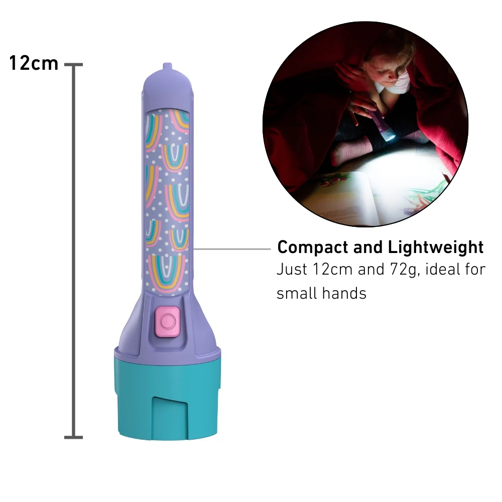 KidBEAM4 Purple Rainbows Children's Torch - Image 4