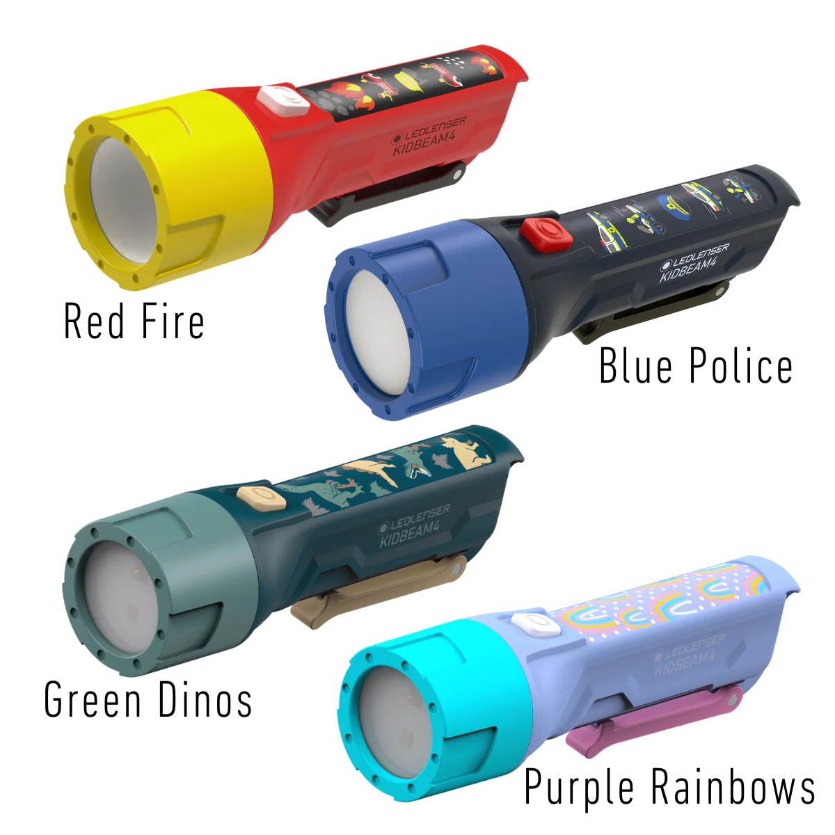 KidBEAM4 Red Fire Service Children's Torch - Image 9
