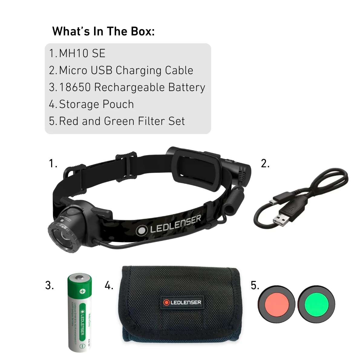 MH10 SE Rechargeable Head Torch Special Edition, 600 Lumens - Image 9