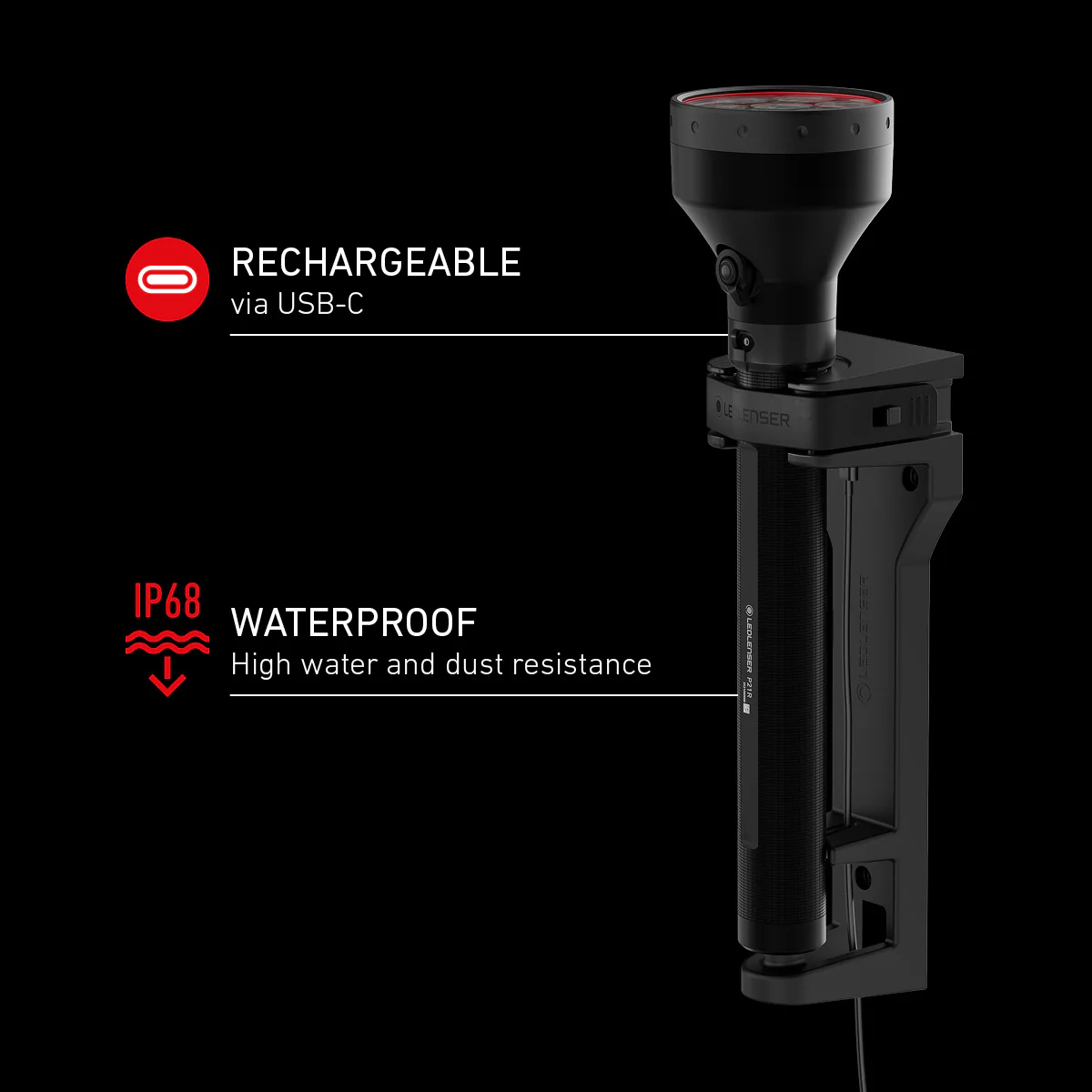 P21R Rechargeable Torch 2025, 12000 Lumens - Image 4