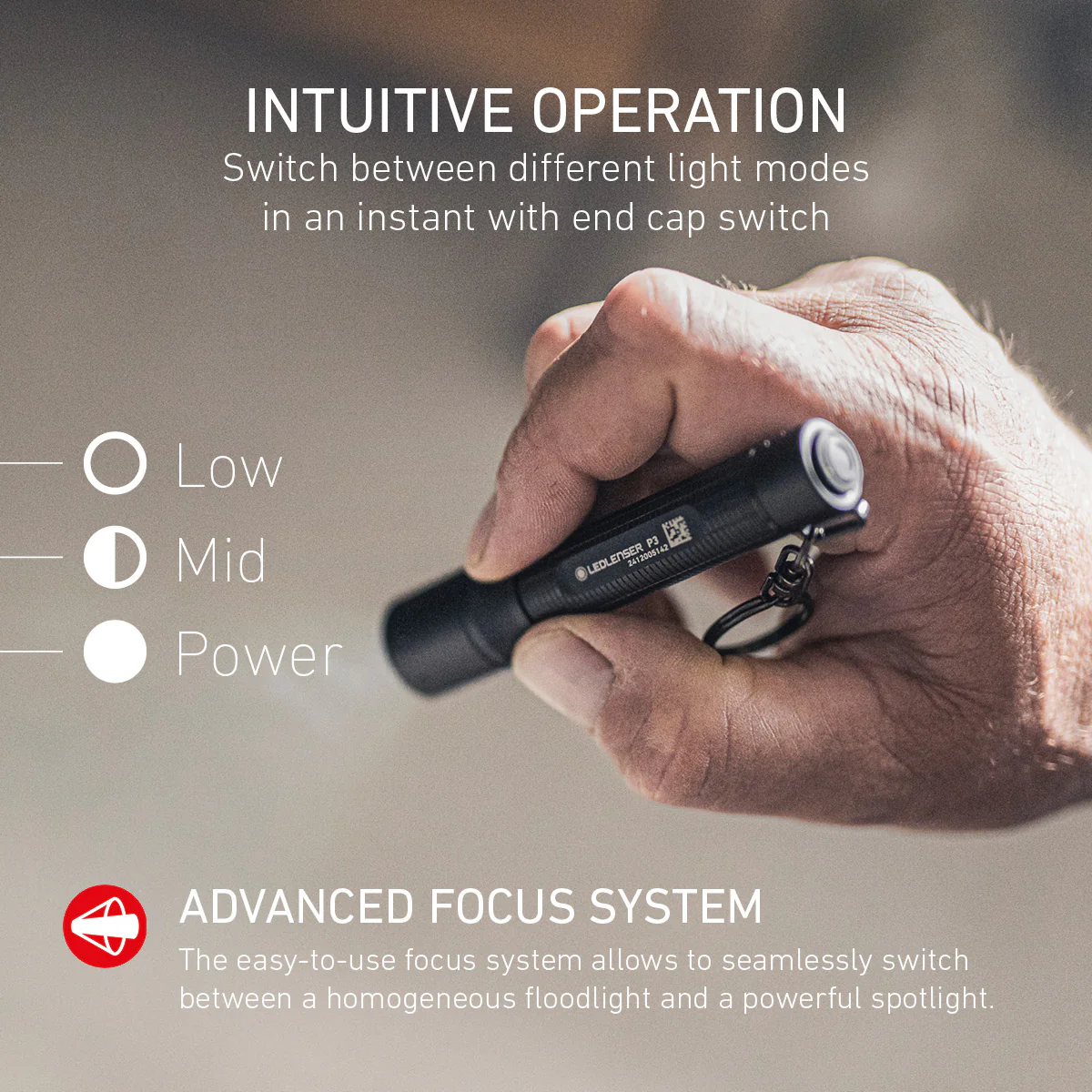 P3 Battery Operated Keyring Torch 2025, 130 Lumens - Image 4