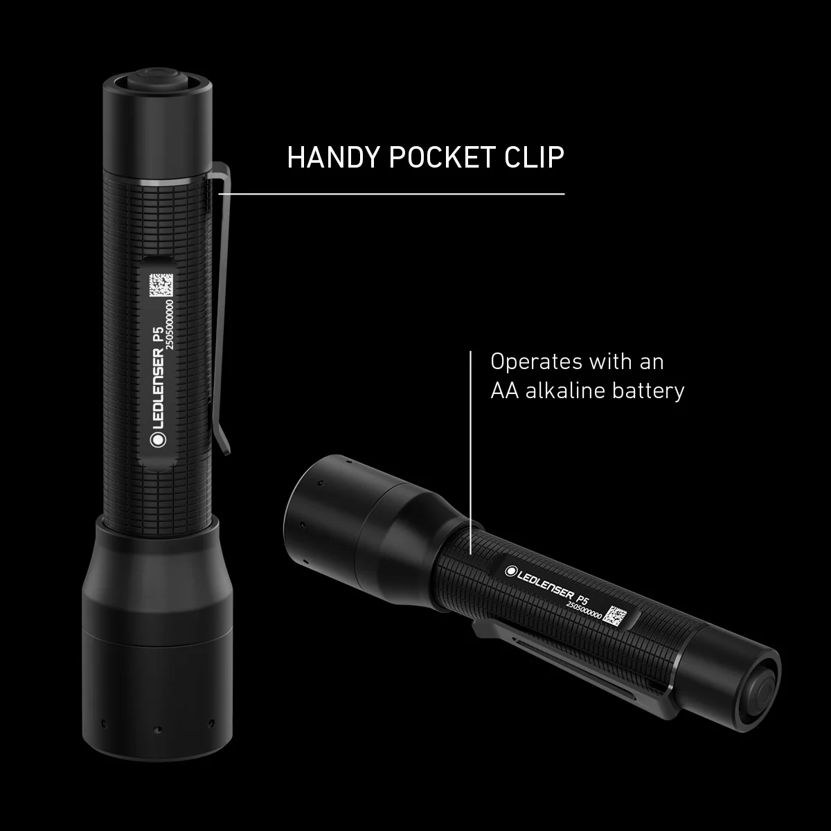 P5 Battery Operated Torch 2025, 200 Lumens - Image 3