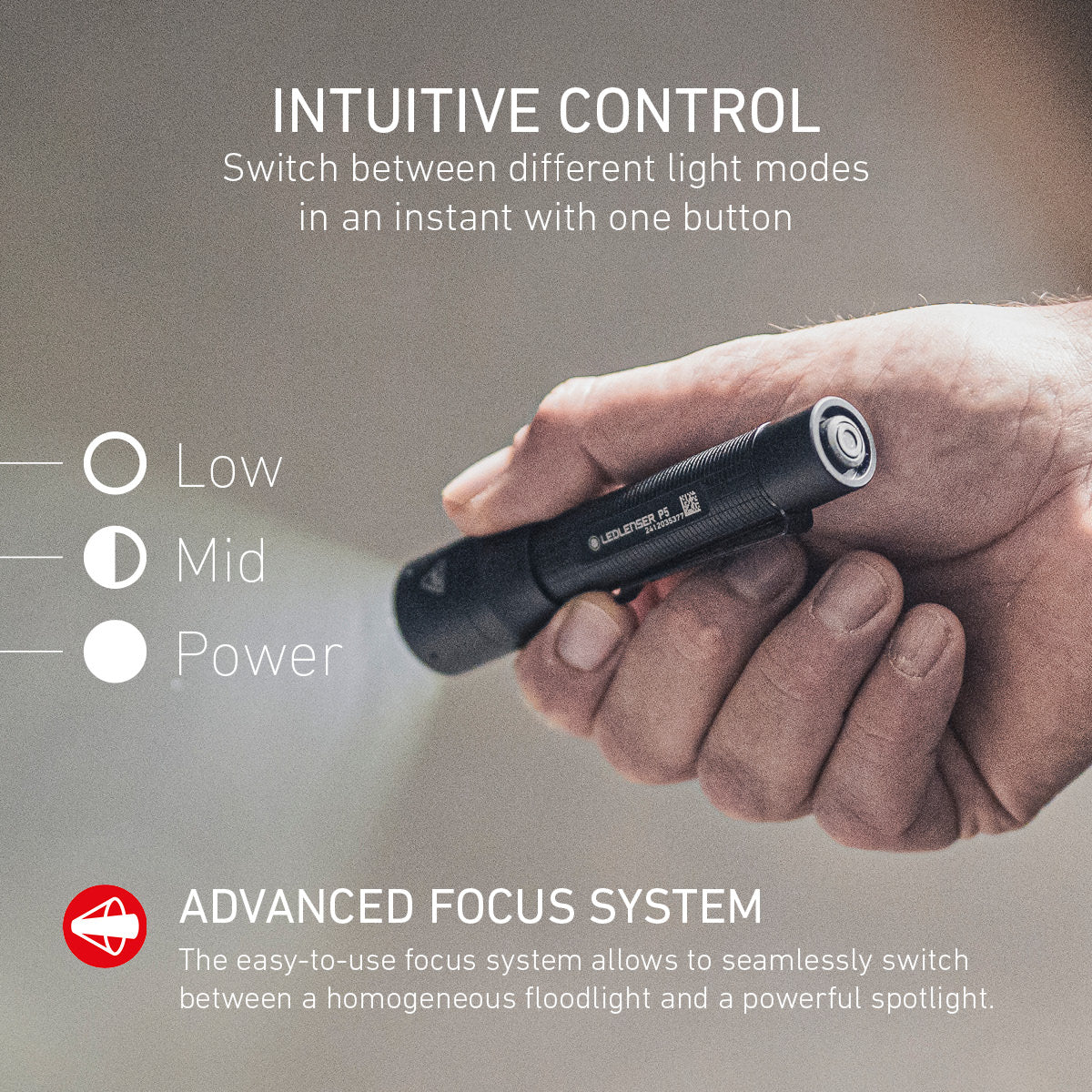 P5 Battery Operated Torch 2025, 200 Lumens - Image 4