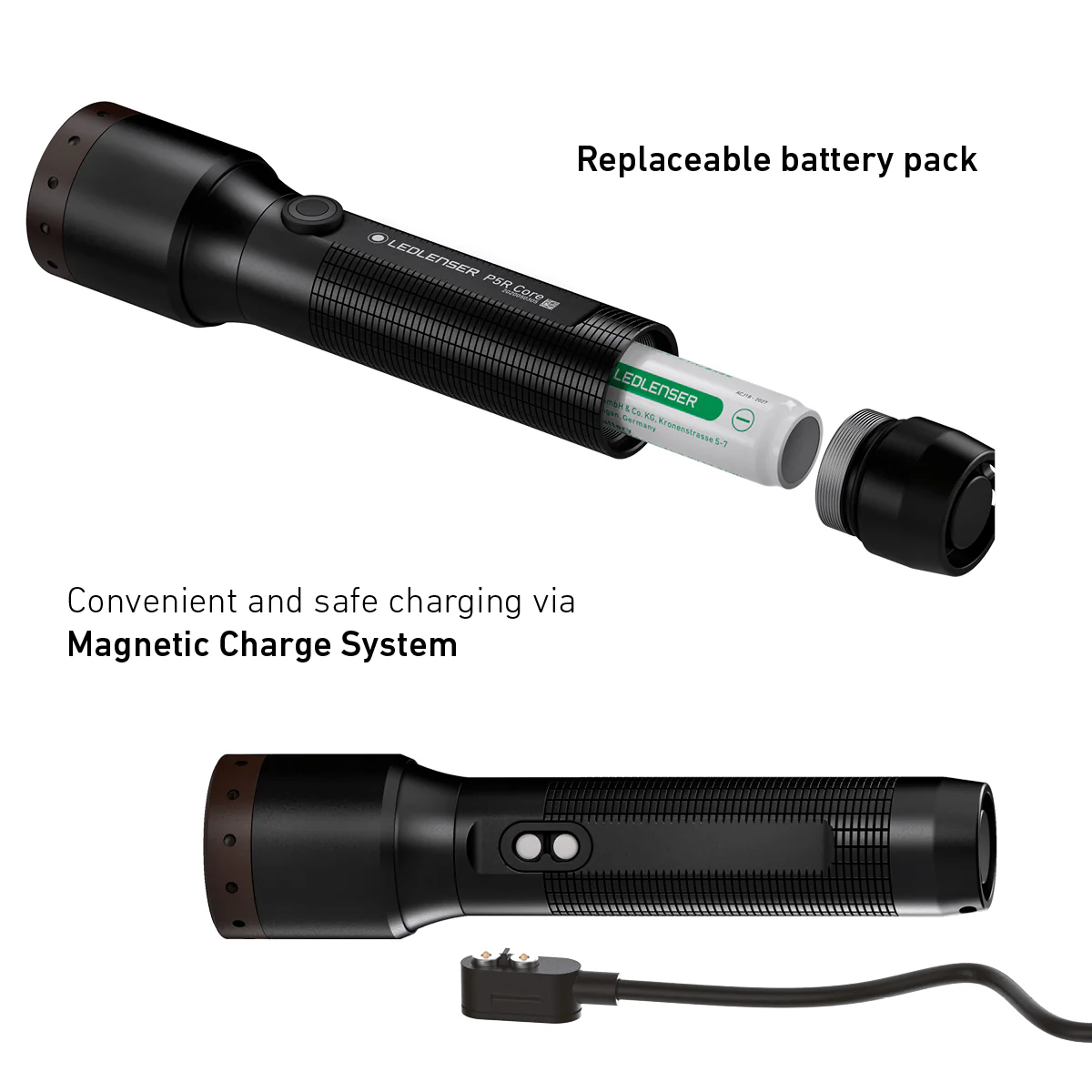 P5R Core Rechargeable Torch 2020, 500 Lumens - Image 5