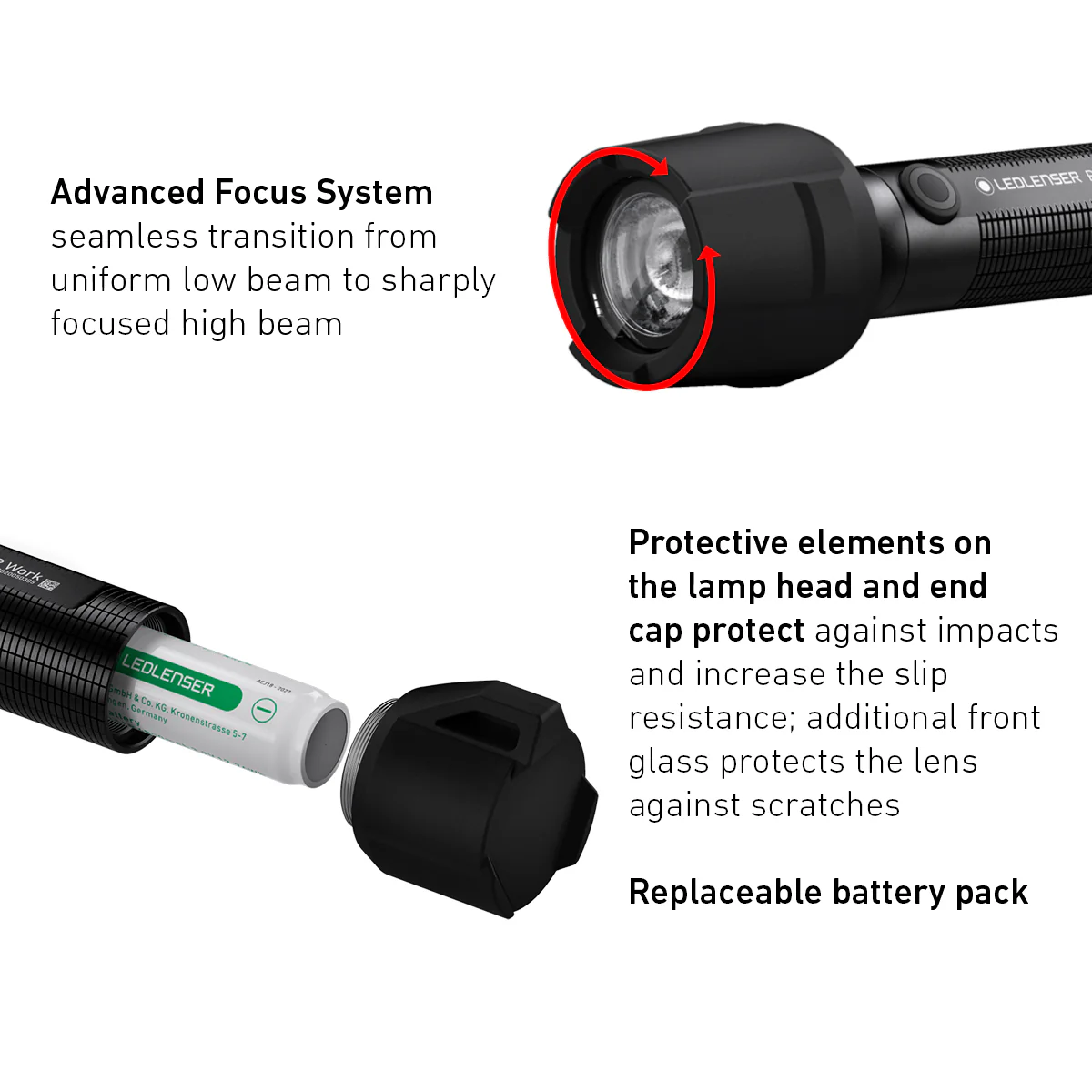 P5R Work Rechargeable Torch 2020, 480 Lumens - Image 5