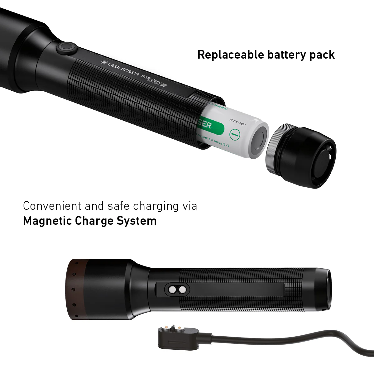 P6R Core Rechargeable Torch 2020, 900 Lumens - Image 6