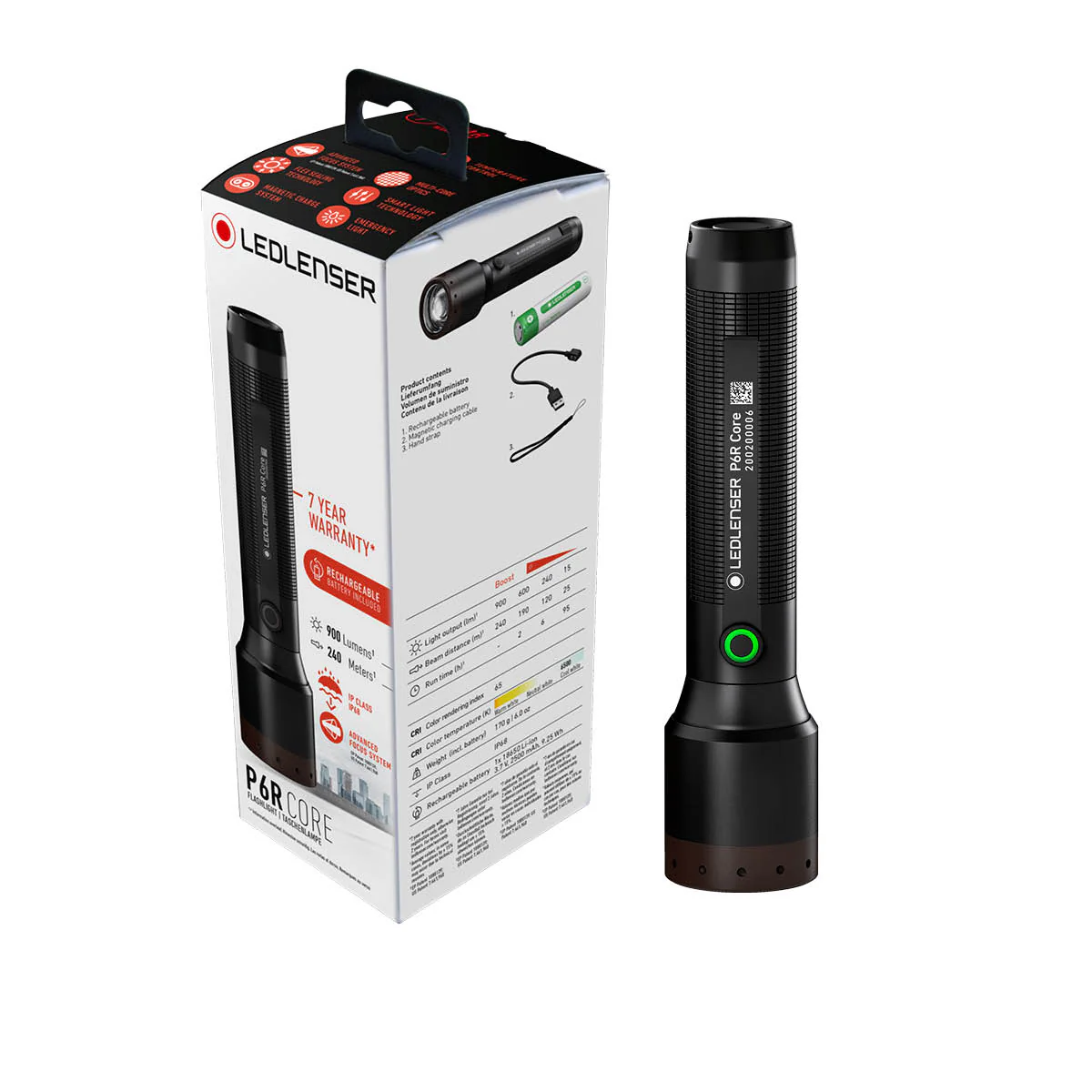 P6R Core Rechargeable Torch 2020, 900 Lumens - Image 8