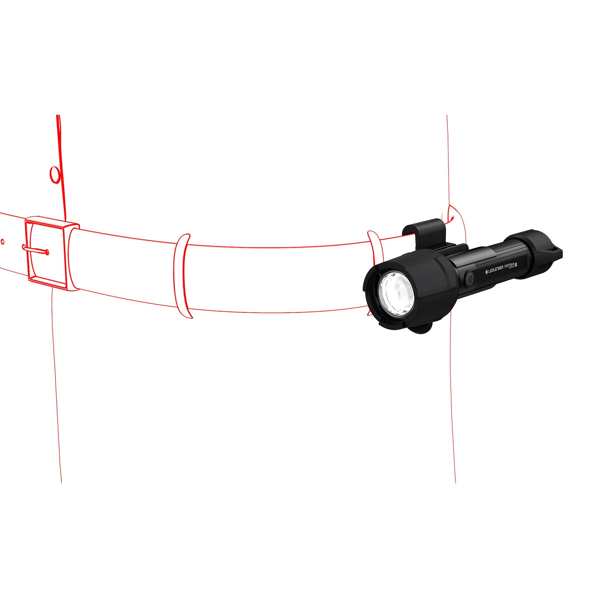 P6R Work Rechargeable Torch 2020, 850 Lumens - Image 8