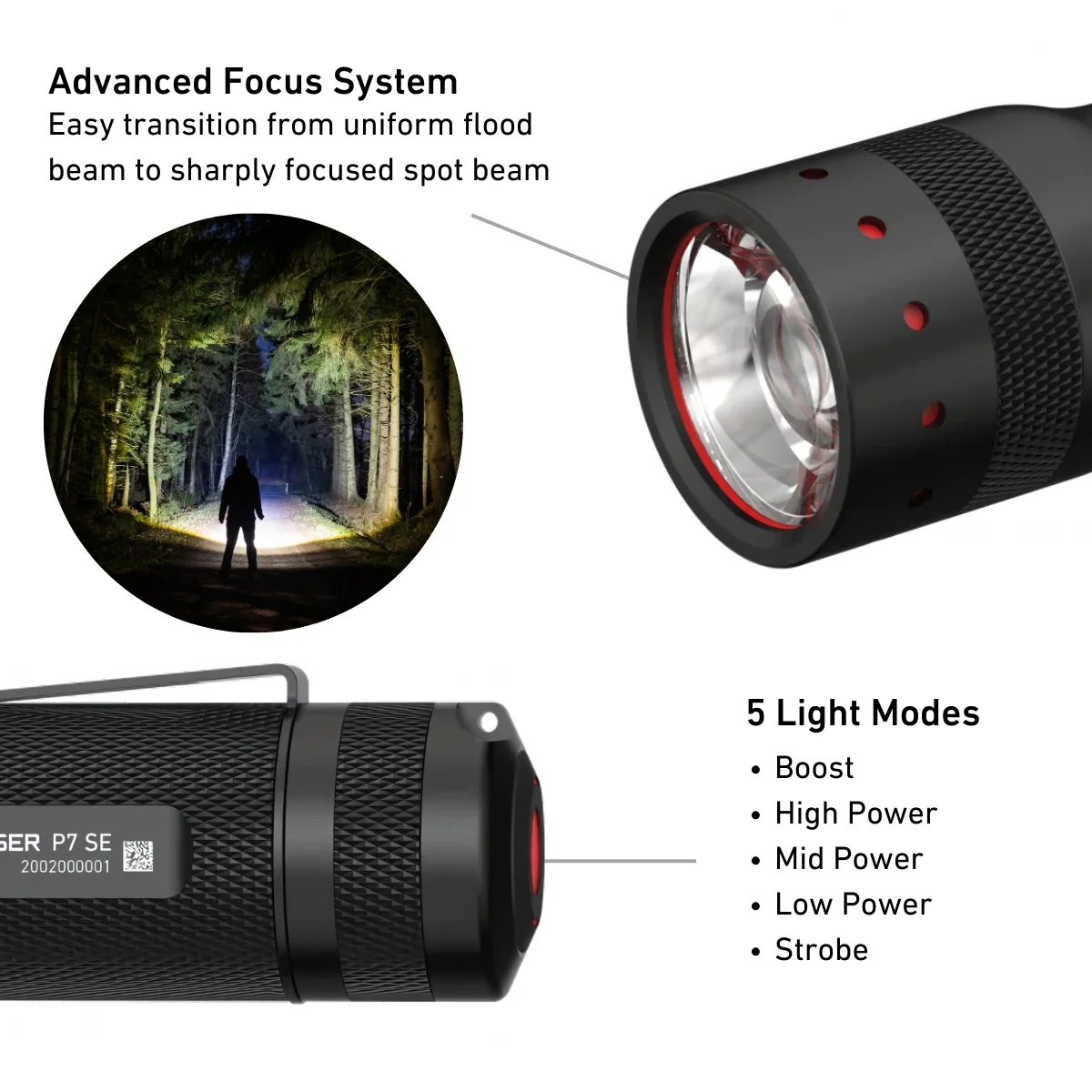 P7 SE Special Edition Battery Operated Torch - Image 5