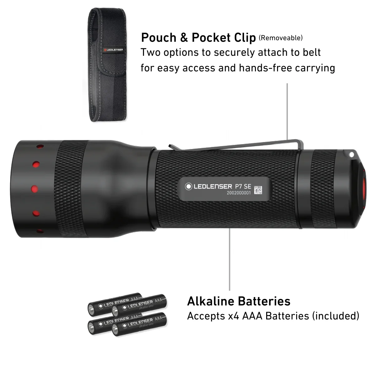 P7 SE Special Edition Battery Operated Torch - Image 8