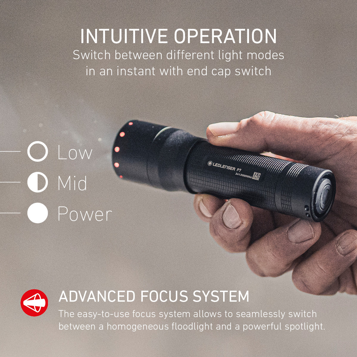 P7 Battery Operated Torch 2025, 650 Lumens - Image 4