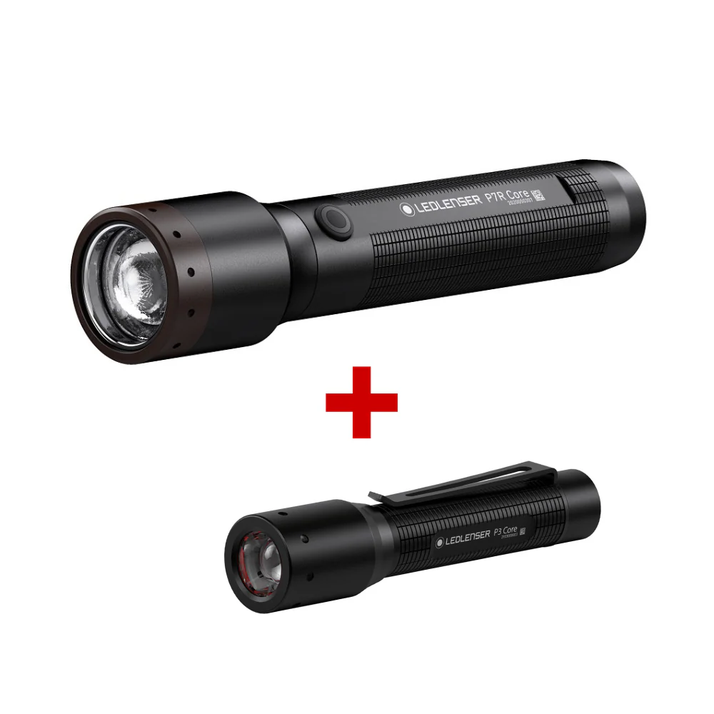 P7R Core Rechargeable Torch + P3 Core Torch Bundle