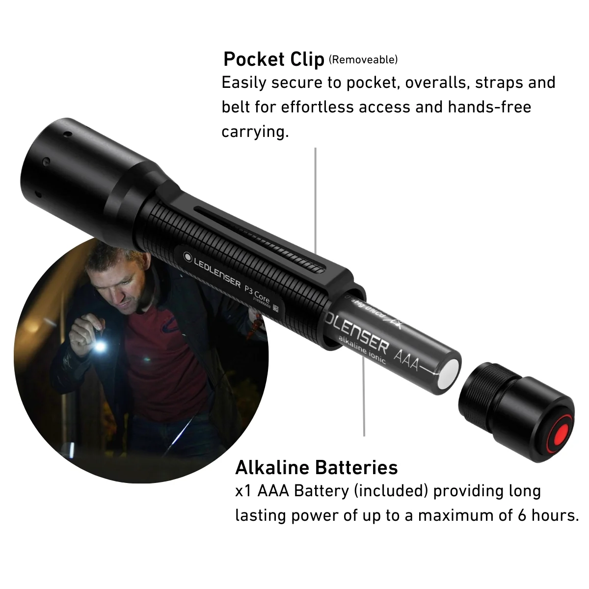 P7R Core Rechargeable Torch + P3 Core Torch Bundle - Image 11