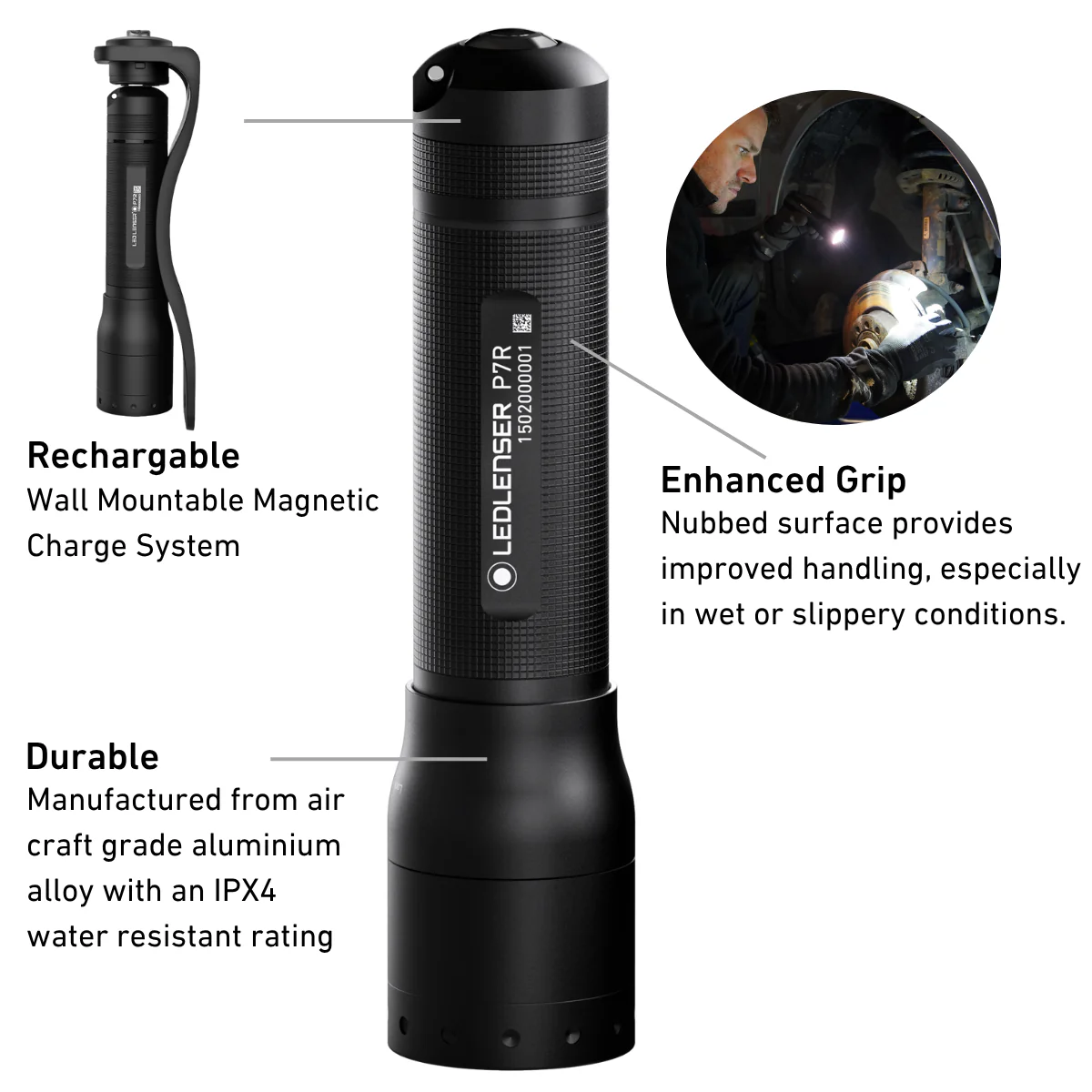 P7R Rechargeable Torch 2017 and P3 Core Torch Bundle - Image 6