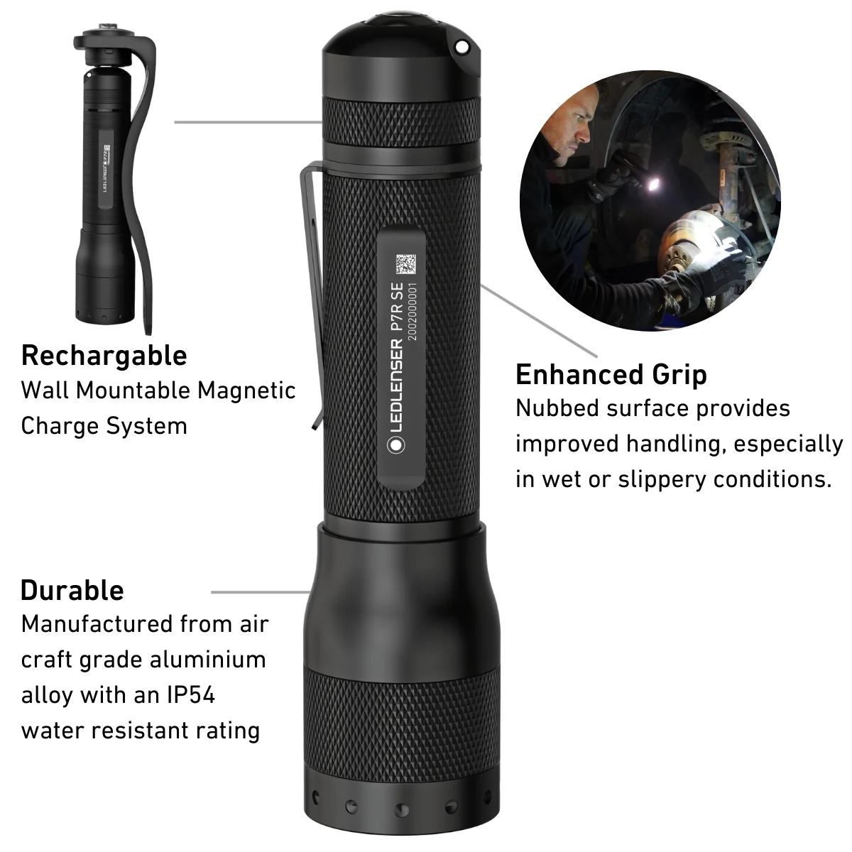 P7R SE Rechargeable Torch Special Edition 2022, 1100 Lumens - Image 4