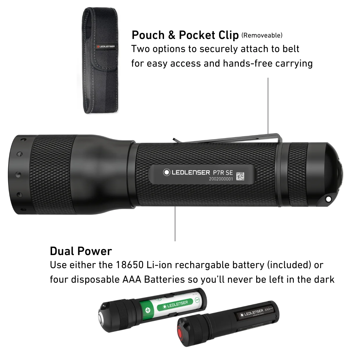 P7R SE Rechargeable Torch Special Edition 2022, 1100 Lumens - Image 8