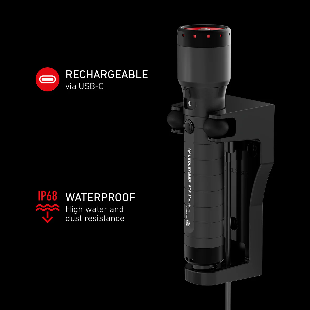 P7R Signature Rechargeable Torch 2025, 2500 Lumens - Image 3