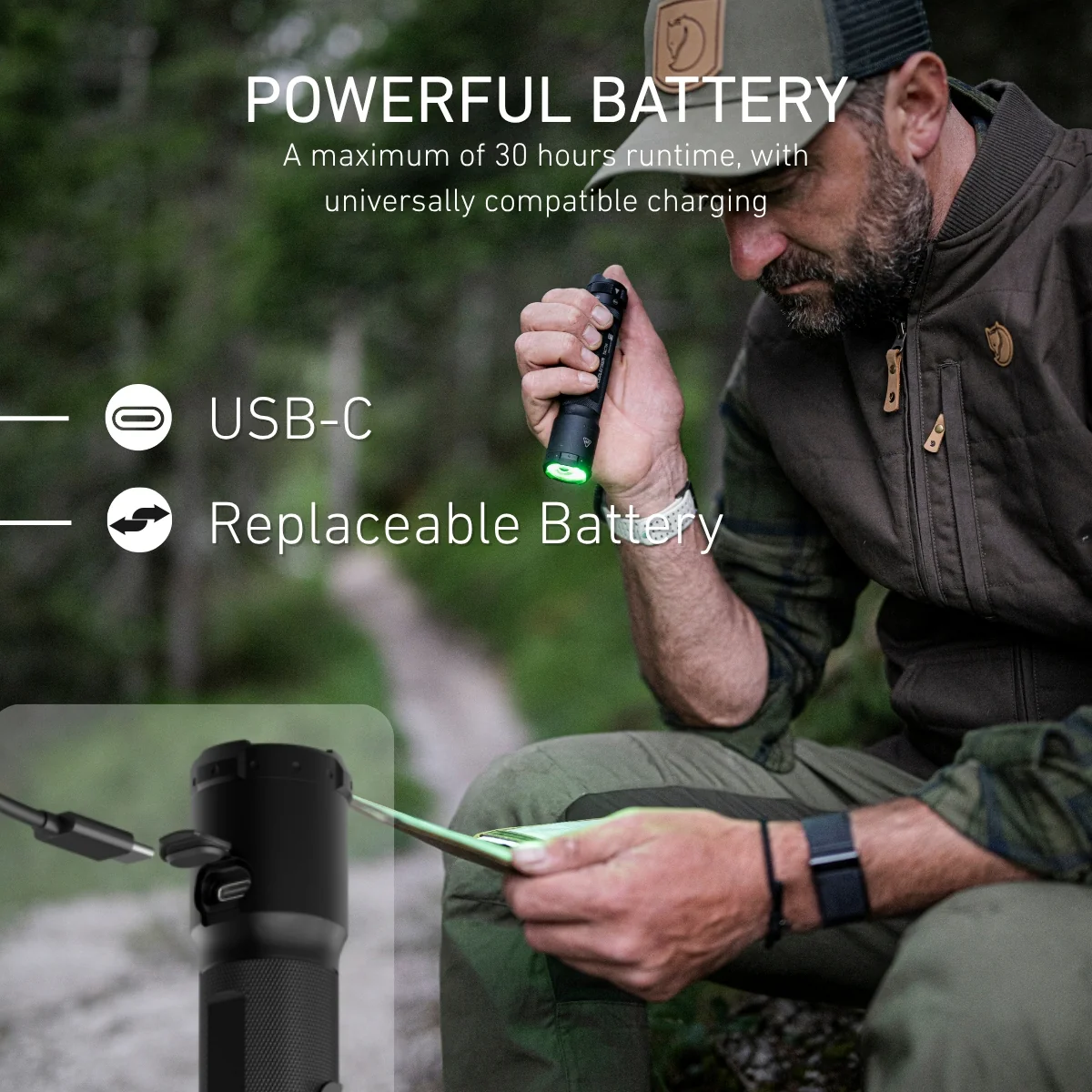 TAC7R RGB Tactical Rechargeable Torch 2026, 3200 Lumens - Image 4