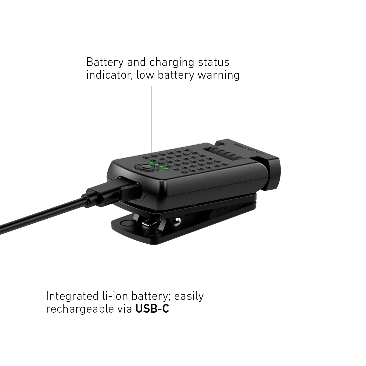 W1R WORK Rechargeable Clip Light, 220 Lumens - Image 6